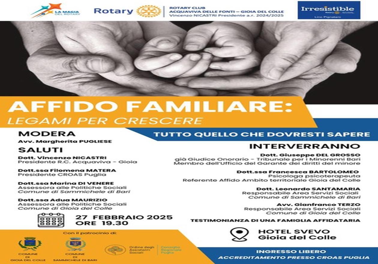 Convegno formativo sull’affido: esperti a confronto