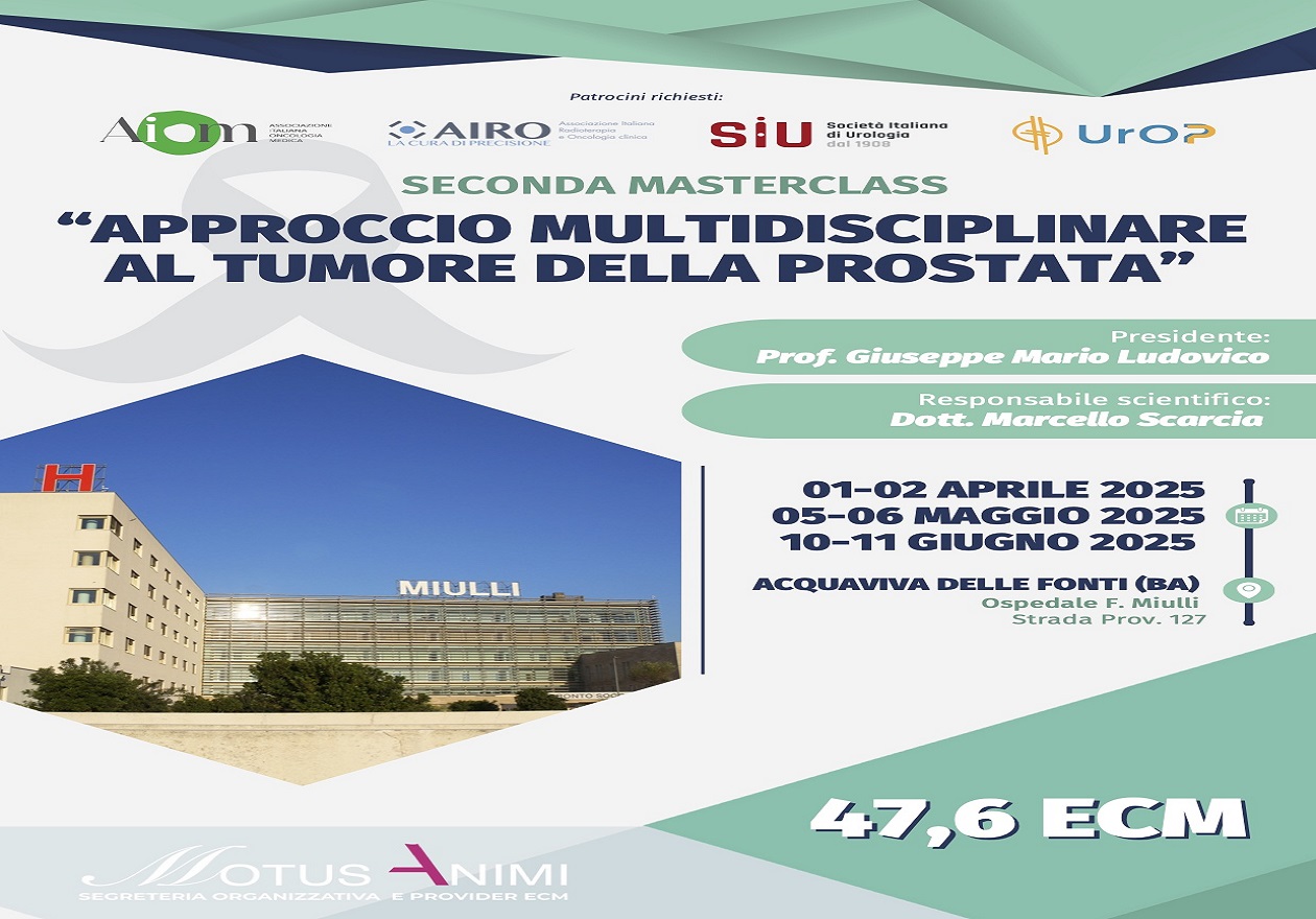 Masterclass “Approccio Multidisciplinare al Tumore della Prostata”